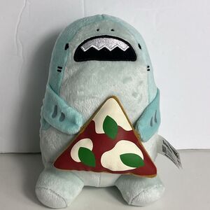 Samezu Nom Nom Plush Shark Holding Pizza Plush Stuffed Animal 7”